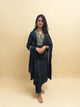 Dark Green Embroidered Kurta Set with Dupatta