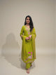 Fancy Cotton Kurta Set - Green