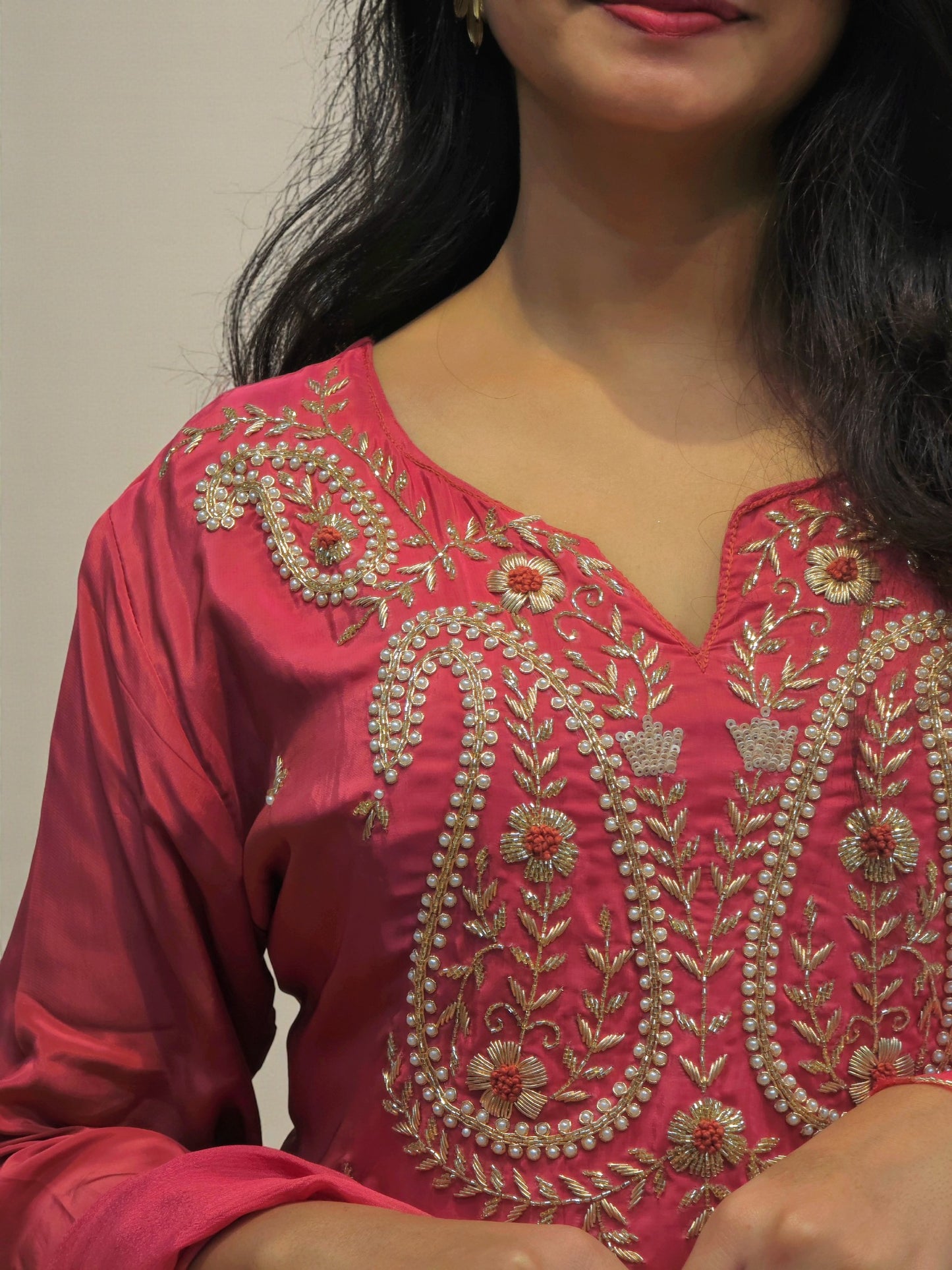 Wedding Ready Zardozi Kurta Palazzo