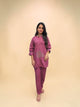 Designer Mauve Pink Cotton Co-Ord Set