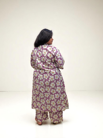 Floral Printed Kurta Palazzo Set