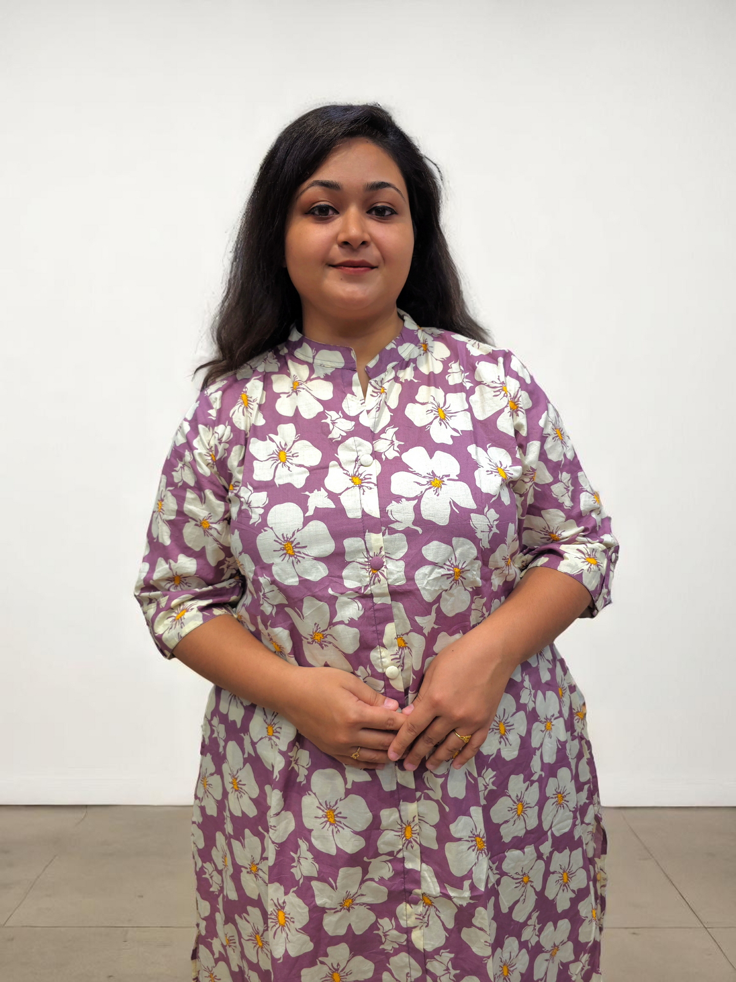Floral Printed Kurta Palazzo Set