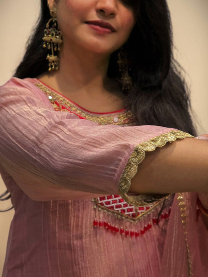 Alia Designer Pink Ethnic Suit with Dupatta