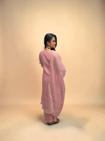 Alia Designer Pink Ethnic Suit with Dupatta